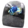Bloco de pedra labradorita para decoração e coleção - 0