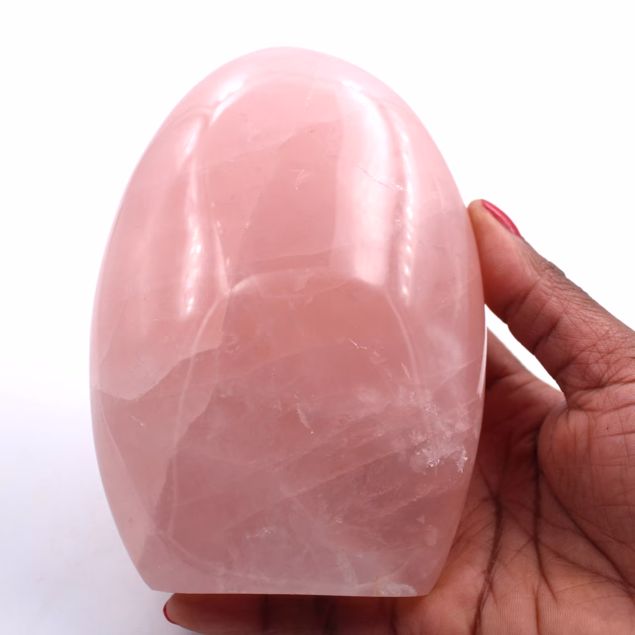 Forma livre de quartzo rosa