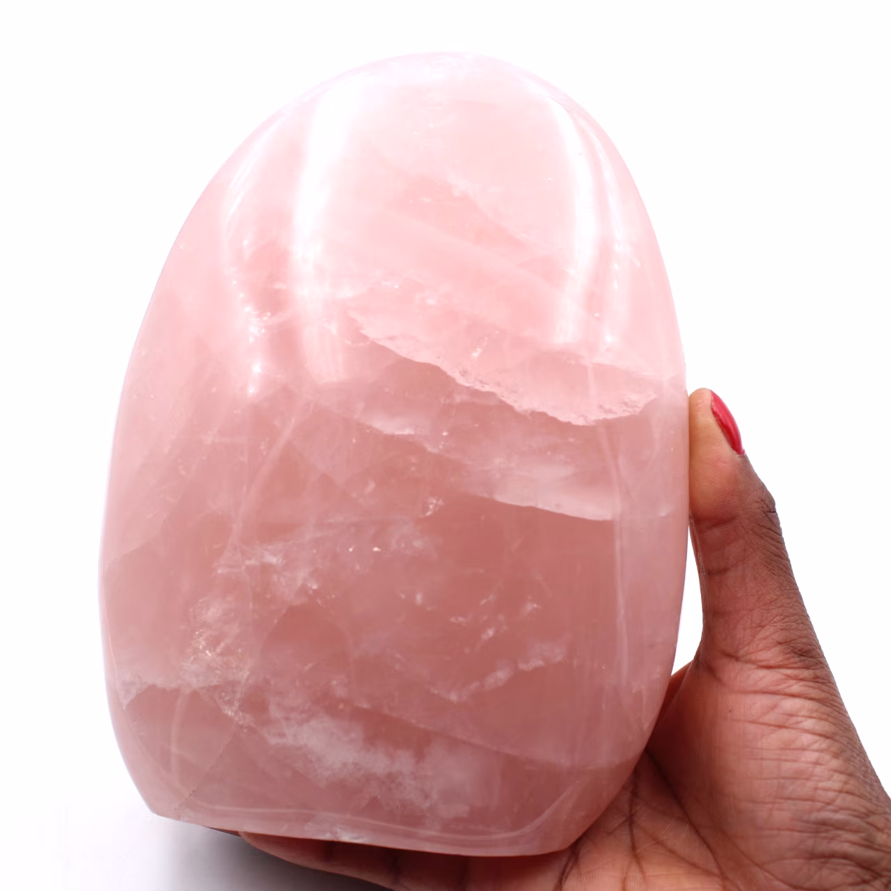 Forma livre de quartzo rosa