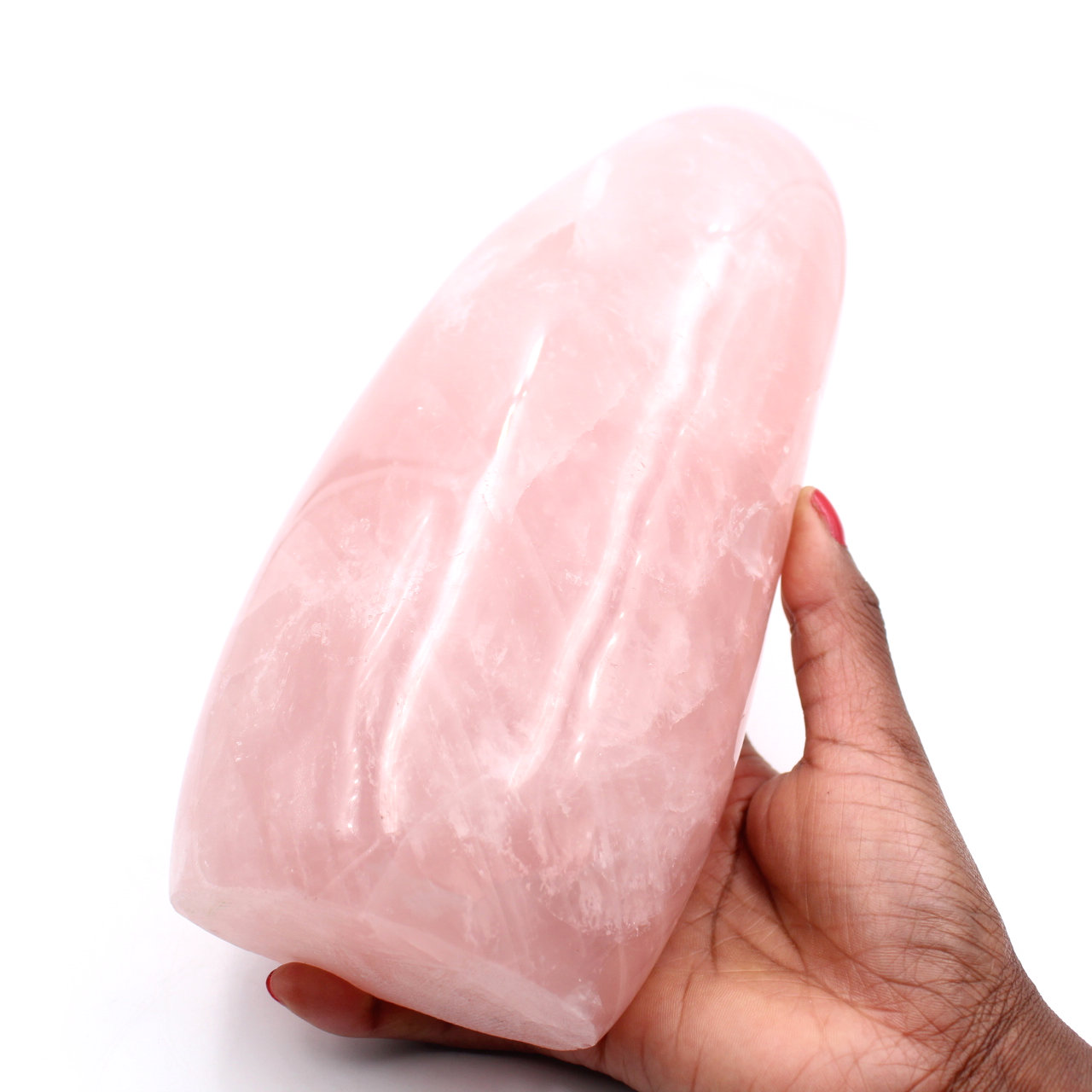 Forma livre de quartzo rosa