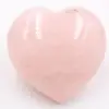 Coração de quartzo rosa - 0
