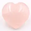 Coração de quartzo rosa - 0