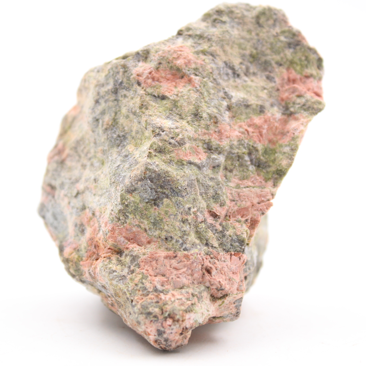 Unakite em bruto
