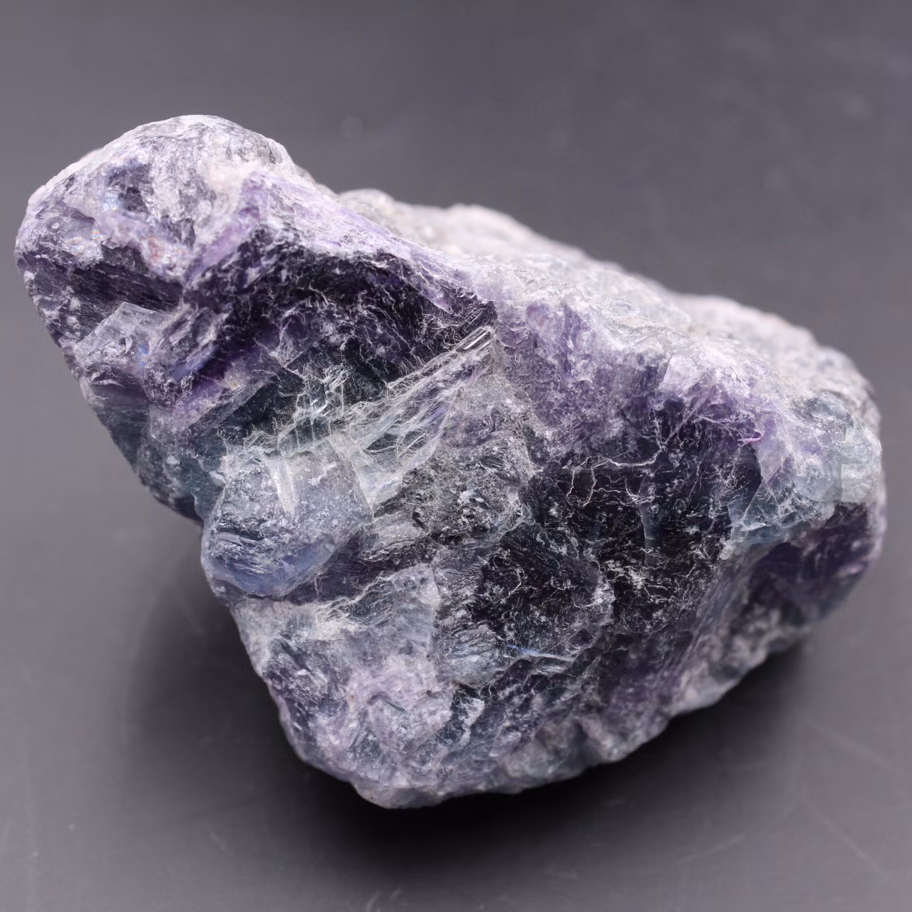 Fluorita verde roxa