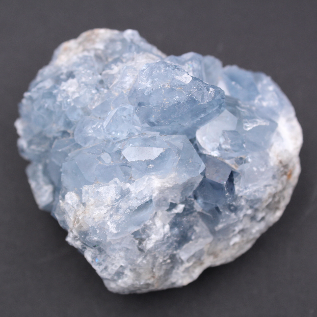 Cristais de celestita azul