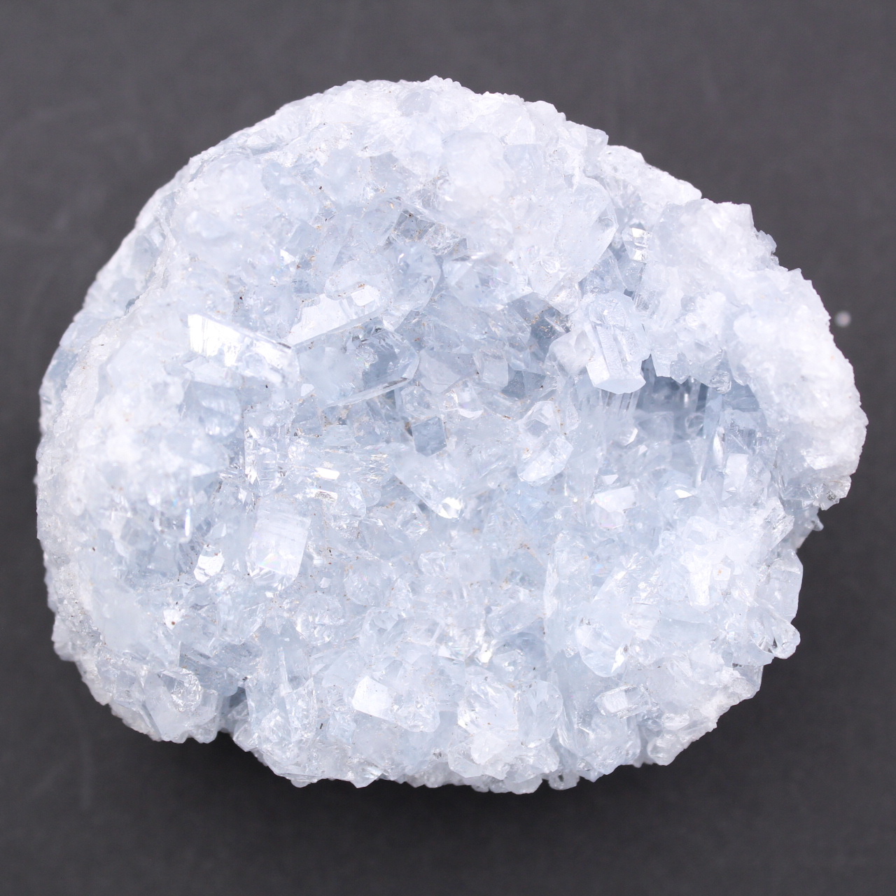 Cristais de celestita azul