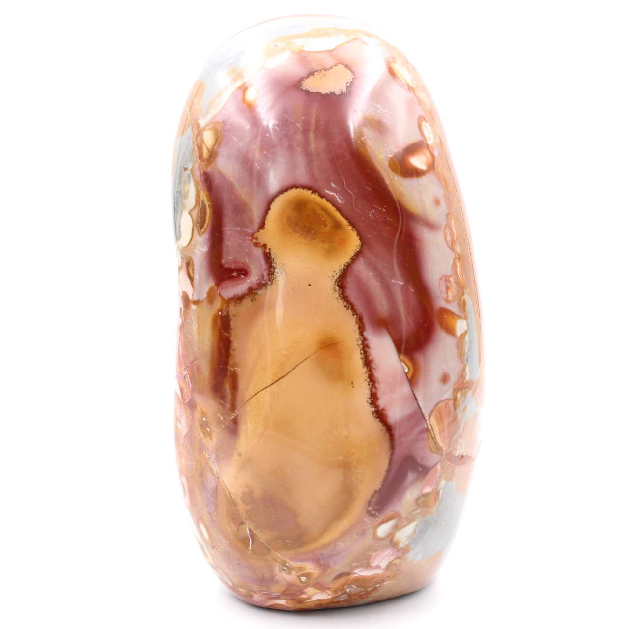 Jaspe estampado multicolorido, pedra decorativa