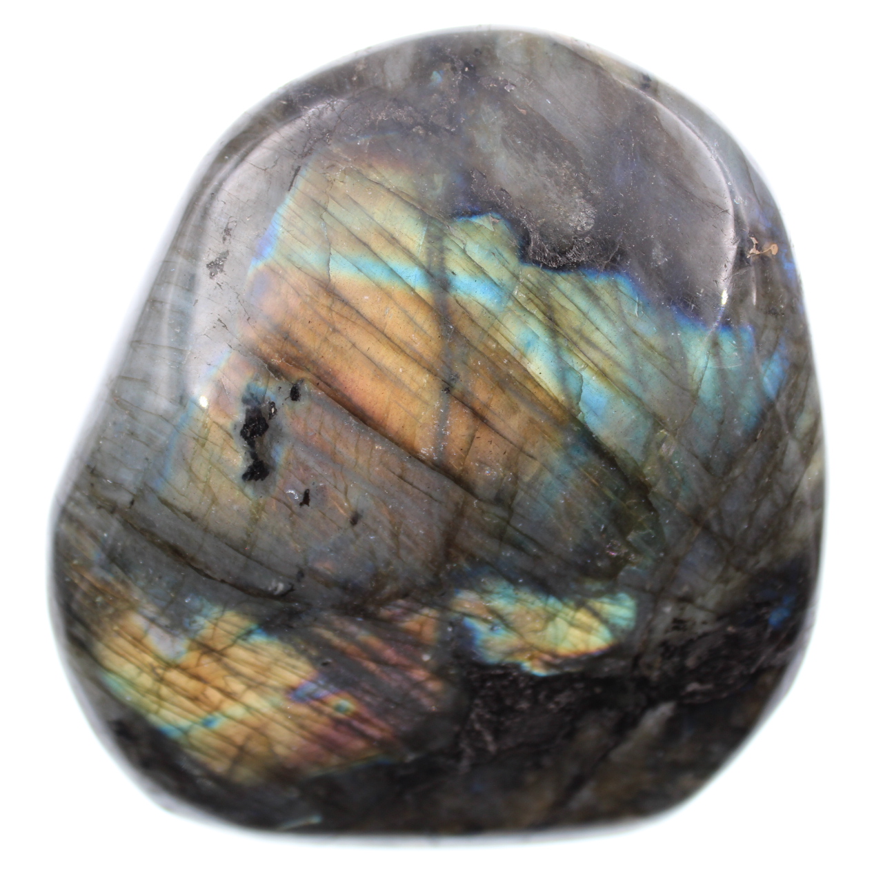 Bloco de labradorita multicolorido, bloco autônomo