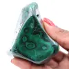 Bloco semi-polido de malaquita - 0