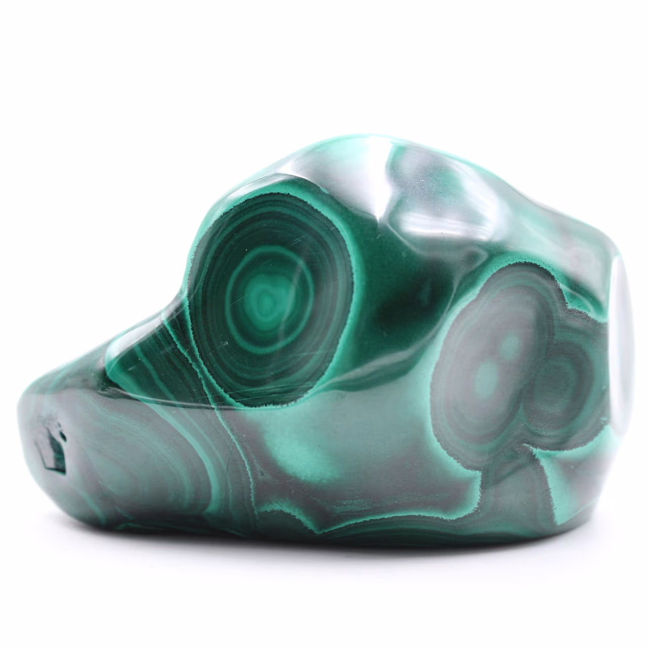 Pedra polida malaquita