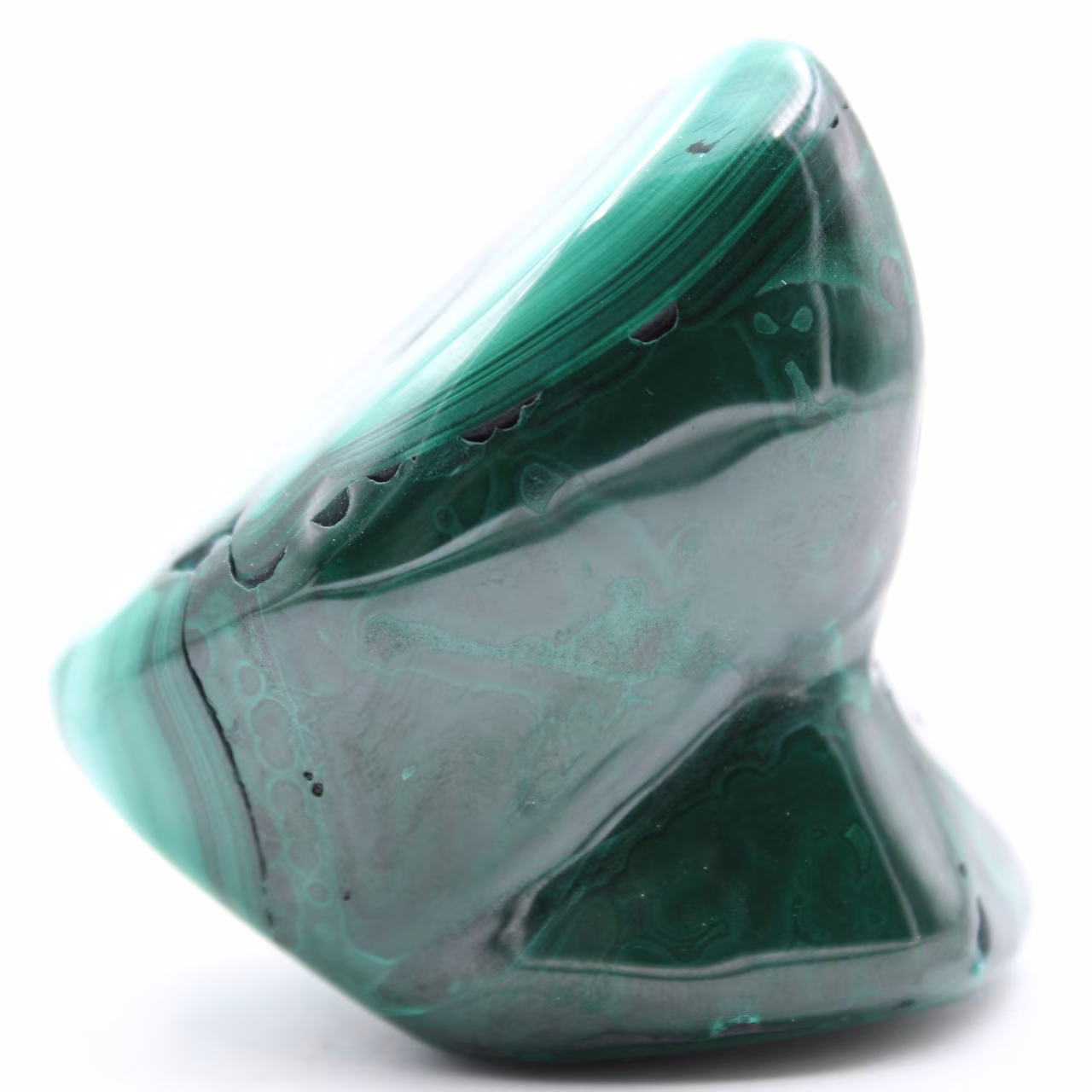 Pedra polida malaquita