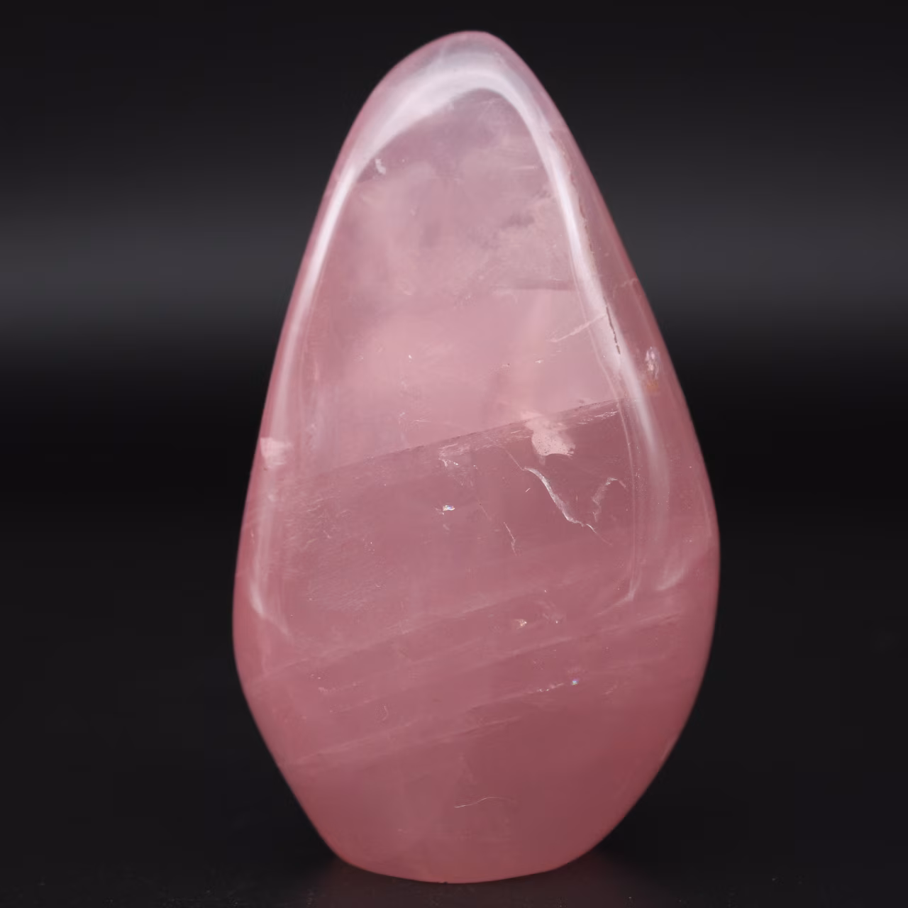 Quartzo rosa de forma livre