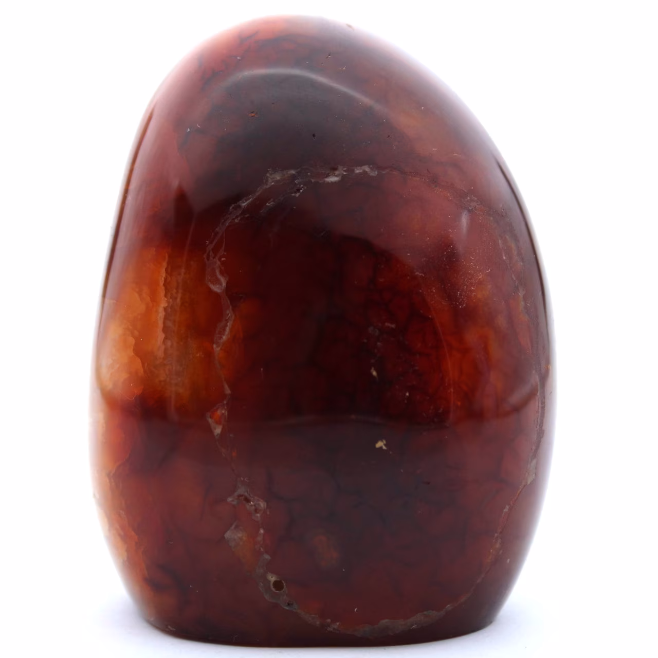 Pedra de cornalina polida