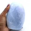 Calcita azul polida de Madagascar - 0