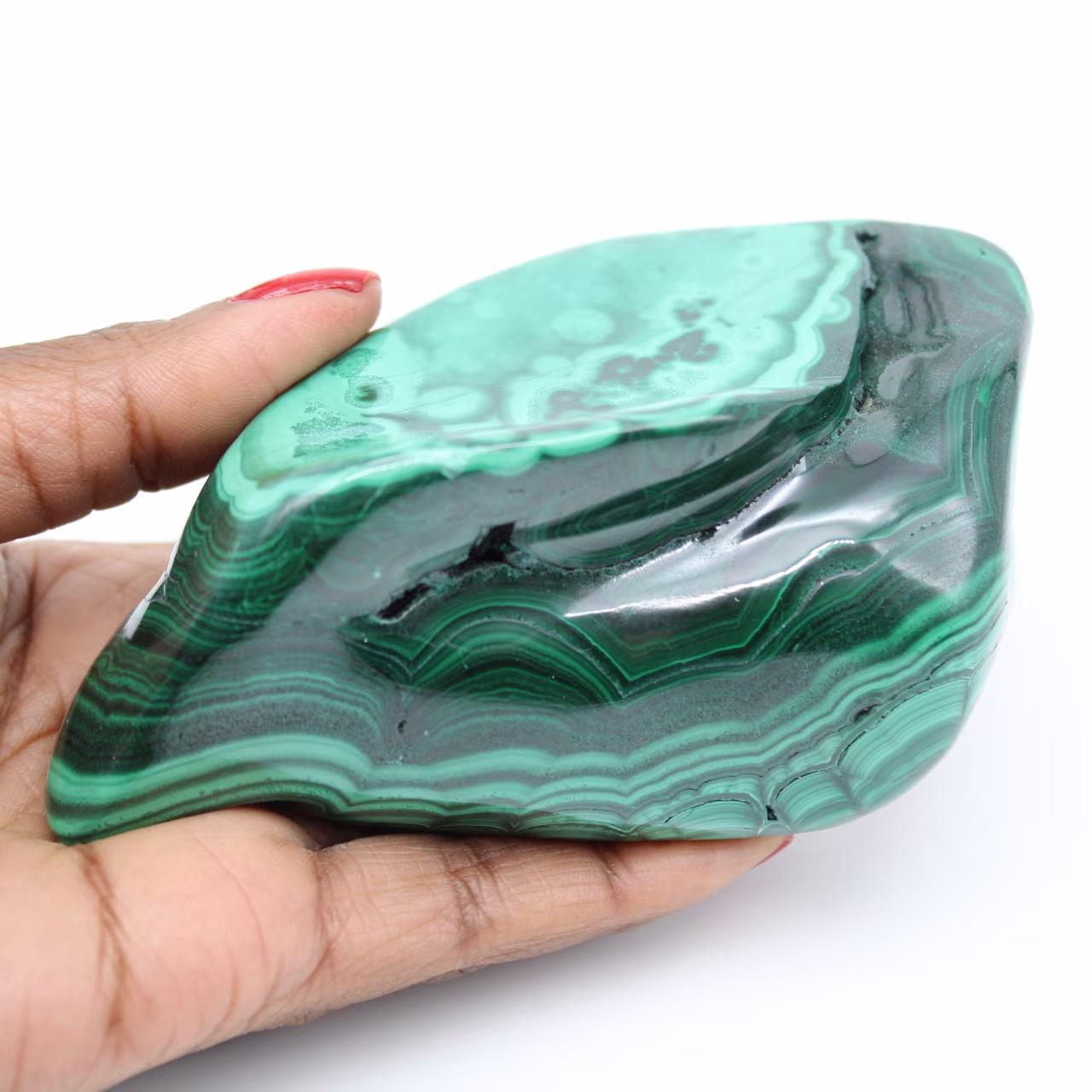 Pedra ornamental malaquita