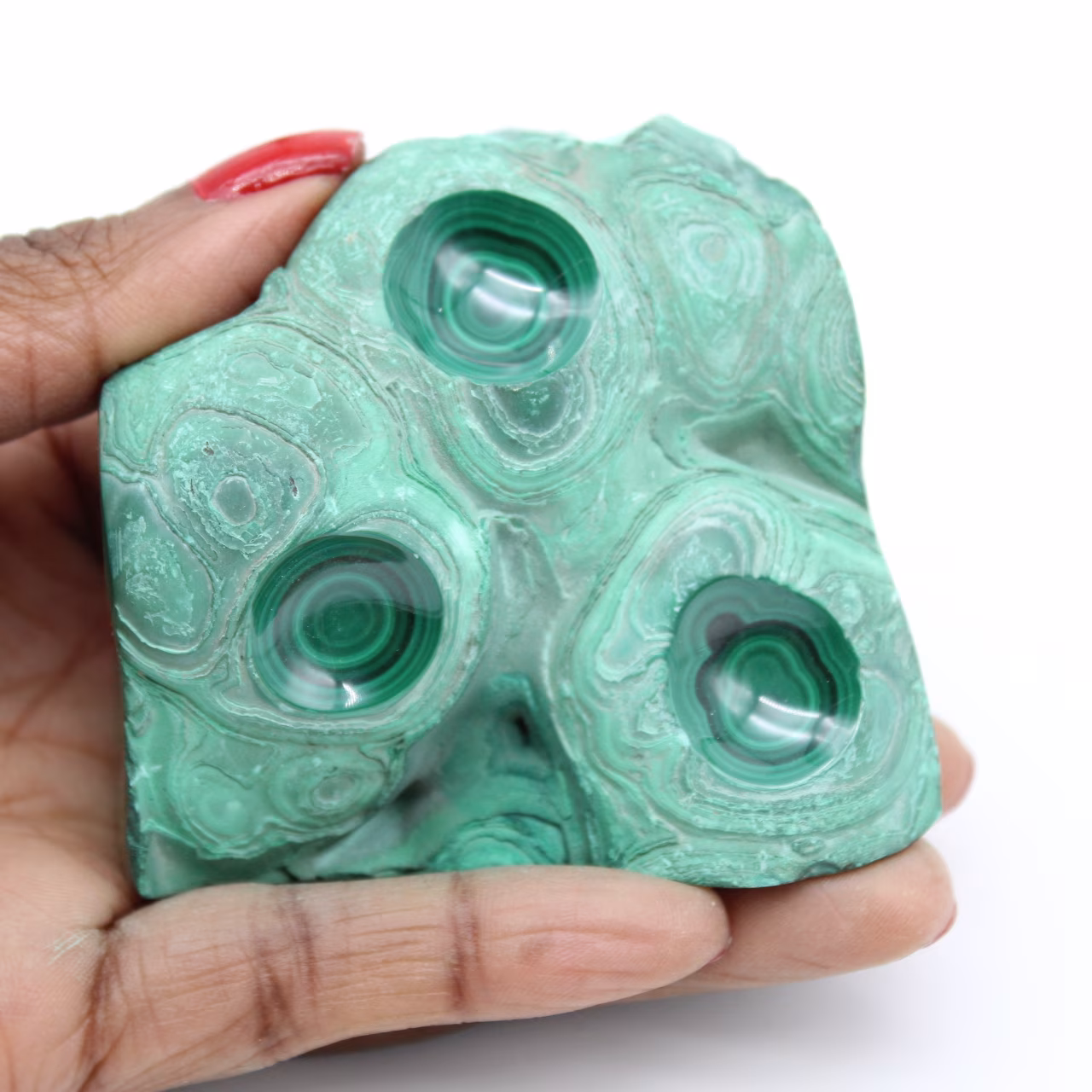 Pedra ornamental malaquita