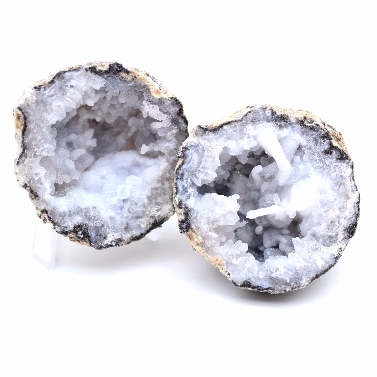 Geodo de ágata de coco inteiro