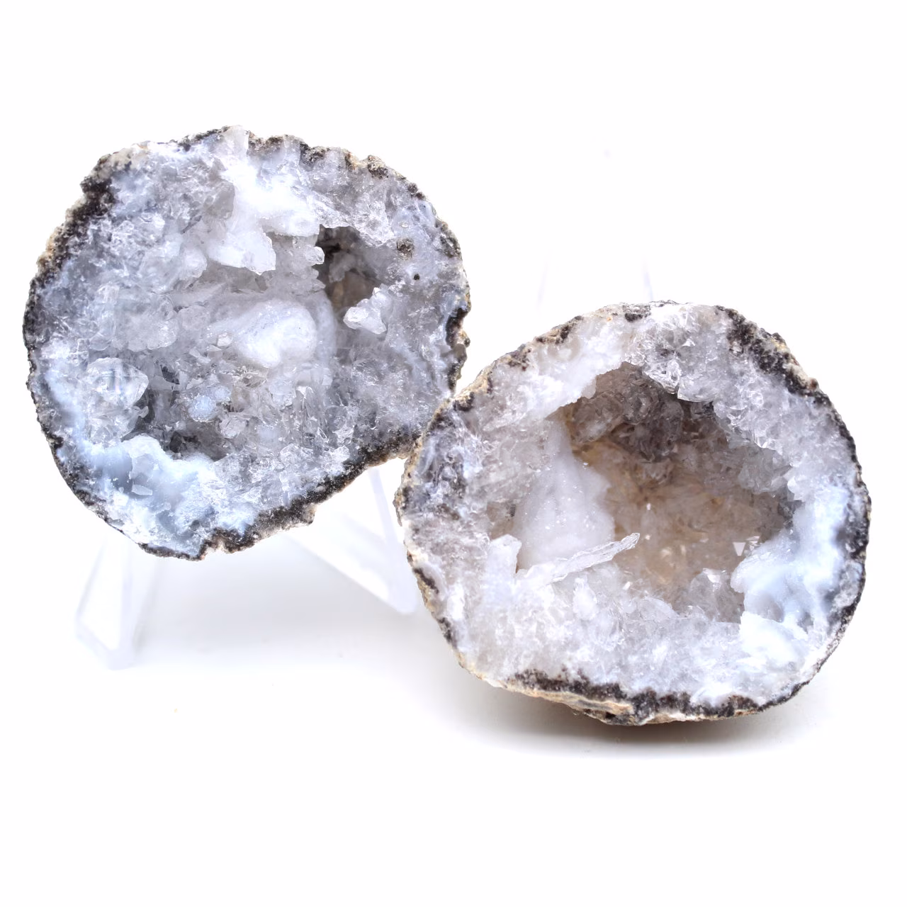 Geodo de ágata de coco inteiro