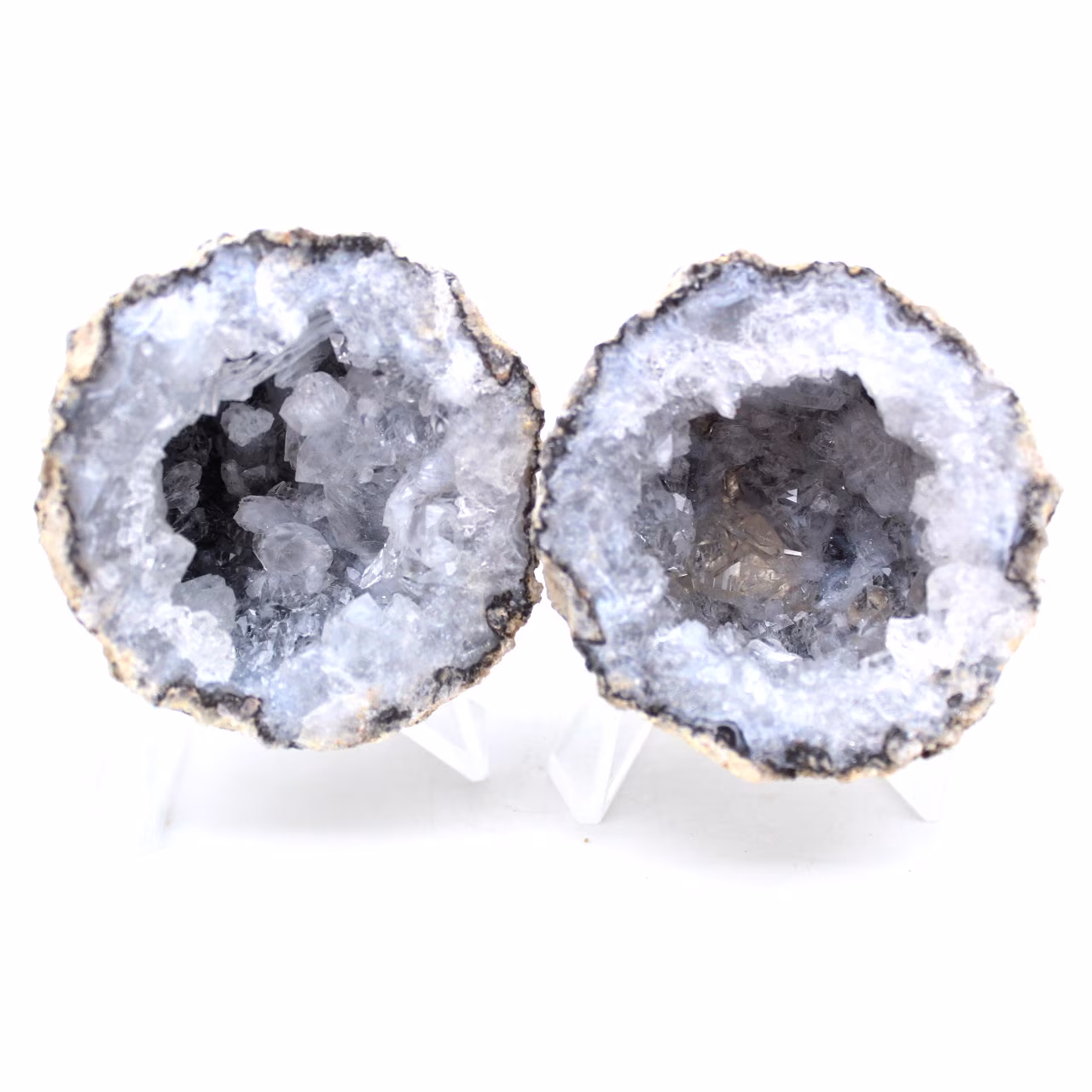 Geodo de ágata de coco inteiro