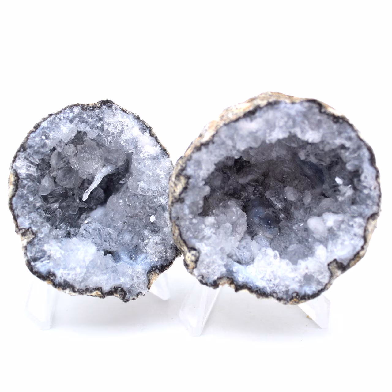Geodo de ágata de coco inteiro