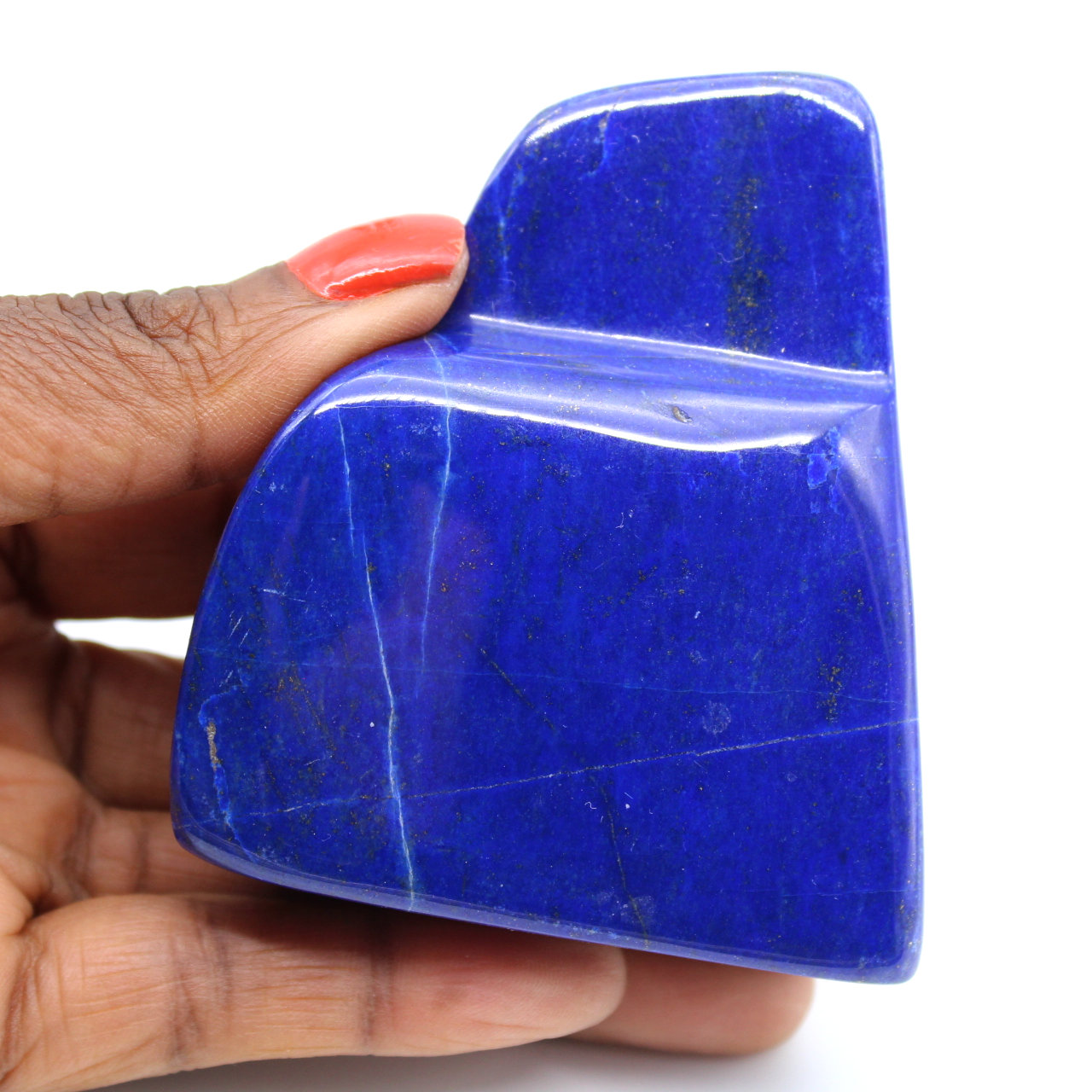Gepolijste lapis lazuli steen