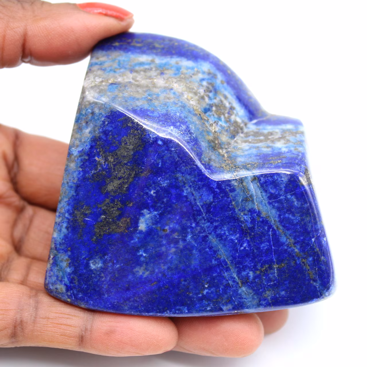 Vrije vorm in Lapis-lazuli