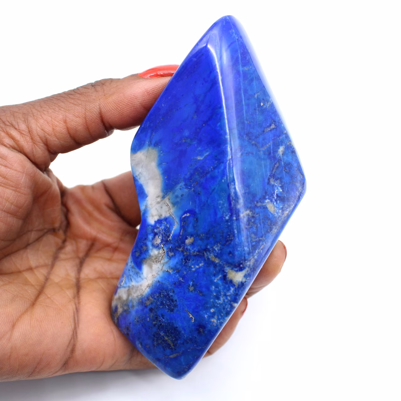 Gepolijste lapis lazuli steen