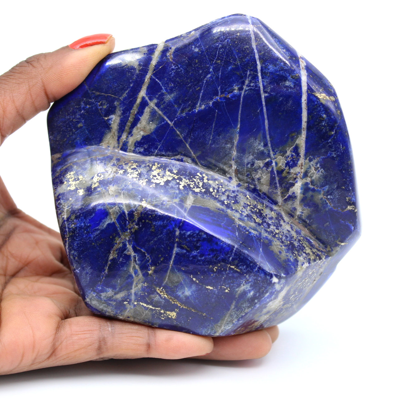 Pedra ornamental em lápis-lazúli