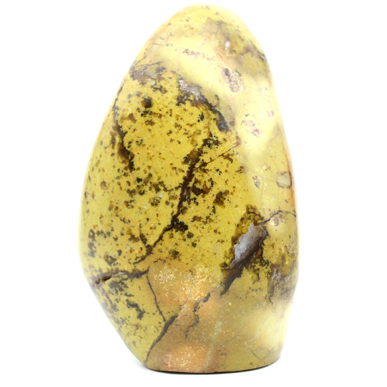 Pedra opala verde polida