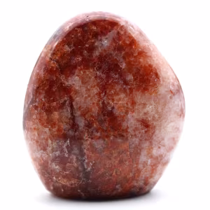 Pedra ornamental de quartzo vermelho de Madagascar