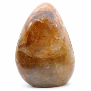 Pedra ornamental de quartzo amarelo de Madagascar