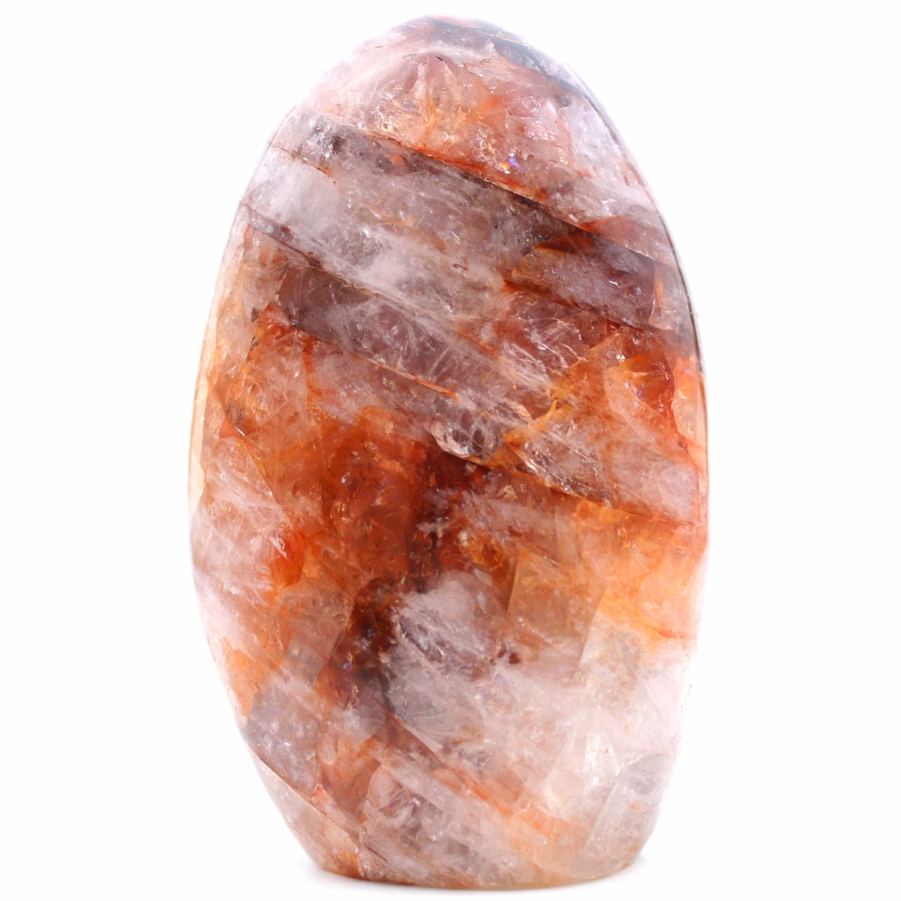 Pedra ornamental de quartzo hematoide de Madagascar