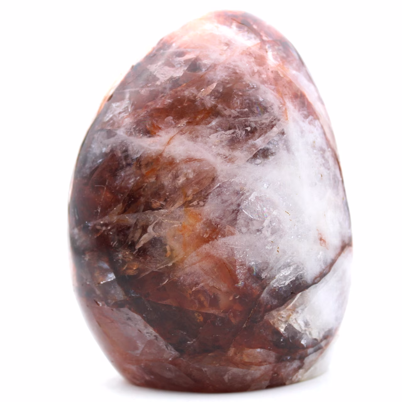 Pedra de quartzo hematoide de Madagascar