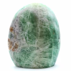 Pedra de fluorita verde polida