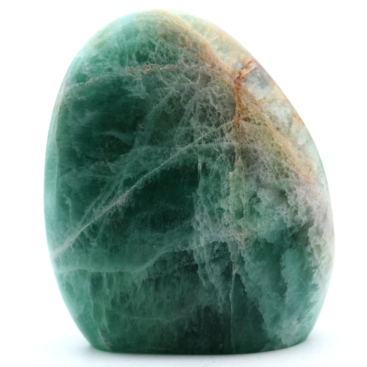 Pedra ornamental de fluorita verde de Madagascar