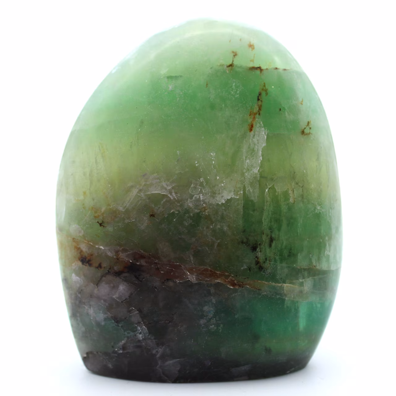 Pedra de fluorita verde natural