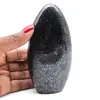 Pedra de turmalina preta de forma livre - 0