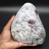 Pedra com inclusão de turmalina natural - 1