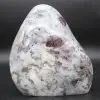 Pedra com inclusão de turmalina natural - 0