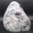 Pedra com inclusão de turmalina natural