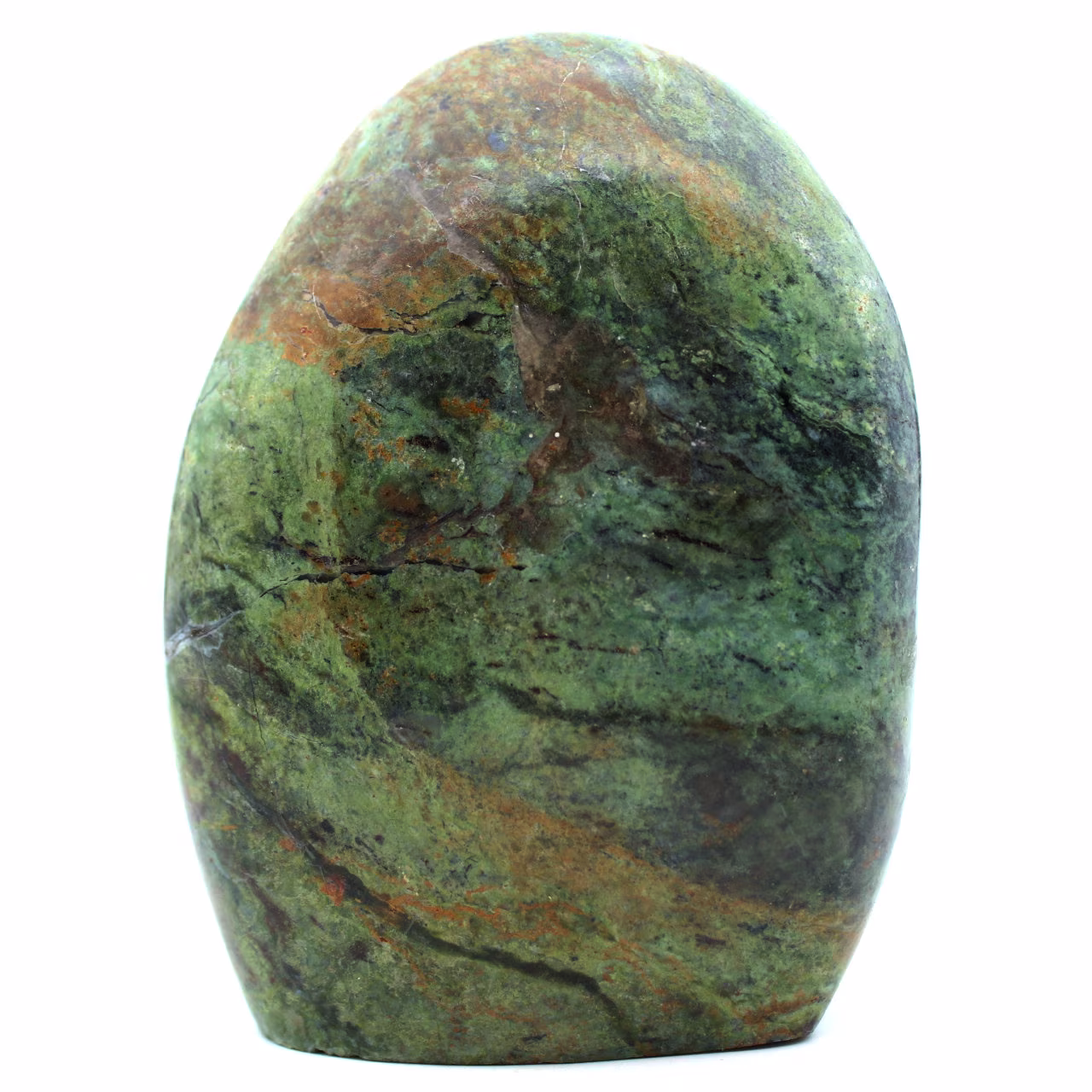 Bloco de crisoprase natural polido