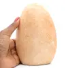 Bloco de pedra lunar rosa de microline natural polido - 1