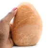 Pedra lunar rosa de microline natural colecionável - 1