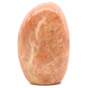 Pedra da lua rosa de microline natural decorativa