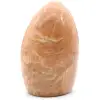 Pedra da lua rosa de microline natural para enfeite - 0