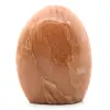 Pedra da lua rosa de microline natural polida - 0
