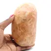 Pedra lunar de microlinhas rosa polida de Madagascar - 1