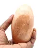 Pedra lunar rosa de microline natural - 1