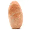 Pedra lunar rosa de microline natural - 3