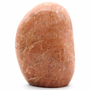 Pedra lunar de microlinhas rosa de Madagascar